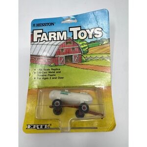 Vintage 1986 Ertl Hesston Farm Toys Anhydrous Ammonia Tanker 1/64 Diecast 7336